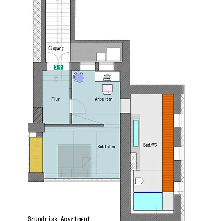 1-zimmer-wohnung Im Loft مانهايم